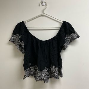 Forever 21 Black off the shoulder top
